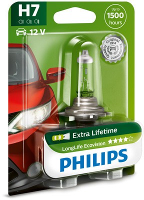 Bec Far H7 55W 12V Longer Life Ecovision (Blister 1Buc) Philips foto