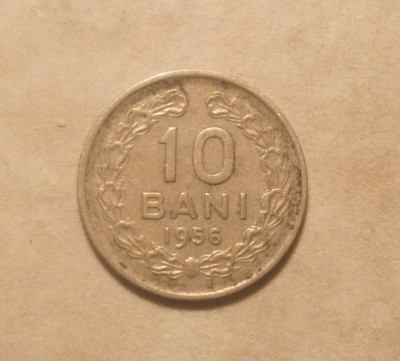 10 BANI 1956 foto