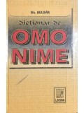 Gheorghe Bulgar - Dictionar de omonime (Editia: 1998)