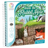 Smart Games - Down the Rabbit Hole joc de logica cu 48 de provocari 5+ ani editie internationala, LUDICUS GAMES SRL