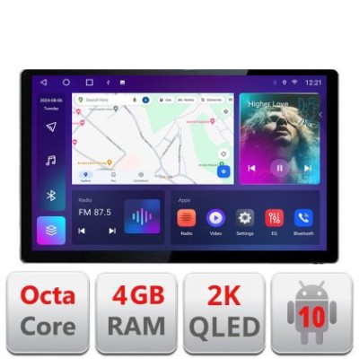 Navigatie dedicata Renault Express Edonav ecran 13&amp;quot; 2K 8 si 128 Android Waze USB Navigatie 4G 360 Toslink Youtube Radio kit-expre CarStore Technology foto