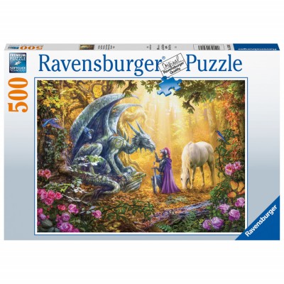 Puzzle Dragon, 500 Piese foto