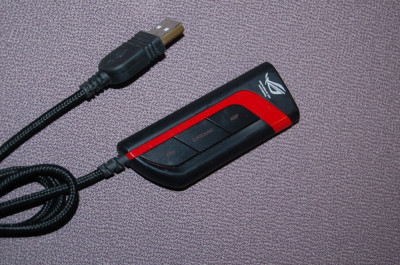 Adaptor USB / placa sound ASUS REPUBLIC OF GAMERS - fara casca foto