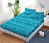 Cumpara ieftin Husa Pat cu Elastic 3 Piese 180x200cm + 2 Fete Perna 50x75cm