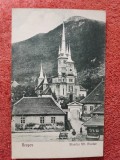 Carte postala, Brasov Biserica Sf. Nicolae, perioada interbelica