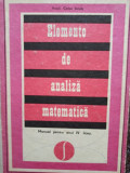 Caius Iacob - Elemente de analiza matematica (1977)