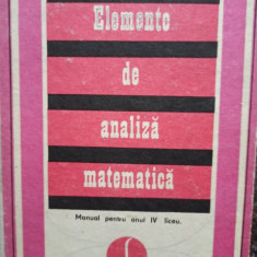 Caius Iacob - Elemente de analiza matematica (1977)