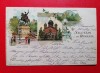 Litho Salutari din Romania Bucuresti, Circulata, Printata