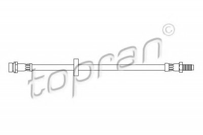 Conducta / cablu frana FORD MONDEO III Limuzina (B4Y) (2000 - 2007) TOPRAN 302 258 foto