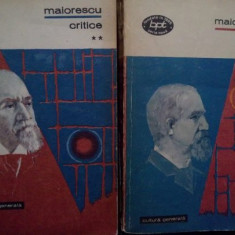 Titu Maiorescu - Critice, 2 vol. (1967)
