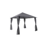 Cort Gradina Evenimente Gri 3x3x2.7m cu Pereti Laterali, Pavilion Impermeabil, Protectie UV + Livrare Gratuita
