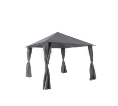 Pavilion CORT Gradina Evenimente Gri + Pereti Laterali 3x3x2.7M+Livrare GRATUITA