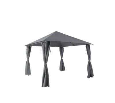 Pavilion CORT Gradina Evenimente Gri + Pereti Laterali 3x3x2.7M+Livrare GRATUITA foto