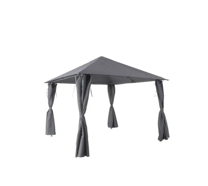 Pavilion CORT Gradina Evenimente Gri + Pereti Laterali 3x3x2.7M+Livrare GRATUITA