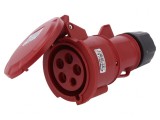 Conector AC trifazat 32A 380/415V Soclu Mamă