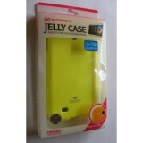 Husa Silicon Mercury Jelly Fluorescenta Lime Samsung Galaxy S4 I9500 Protectie Camera