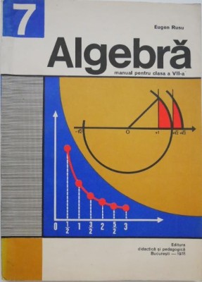 Algebra. Manual pentru clasa a VII-a - Eugen Rusu foto