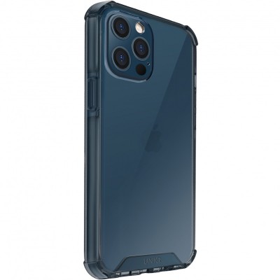 Husa Plastic - TPU UNIQ Combat Antisoc pentru Apple iPhone 12 / Apple iPhone 12 Pro, NAUTICAL BLUE, Bleumarin foto