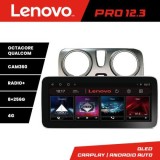 Navigatie Dacia Dokker Lenovo PRO 8+256 12.3 inch qled android 4G DSP gps internet 8Core CarStore Technology