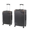 TraveLux Urban XI gurul&oacute;s bőr&ouml;nd szett fekete