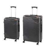 TraveLux Urban XI gurul&oacute;s bőr&ouml;nd szett fekete