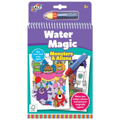 Water Magic: Carte de colorat Monstruleti si extraterestrii PlayLearn Toys foto