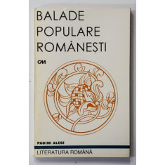 BALADE POPULARE ROMANESTI , antologie de STELIAN CARSTEAN , 1997