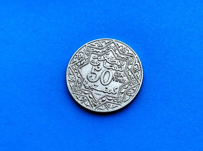 50 Centimes 1924 Maroc -(Poissy )-Calitate foto