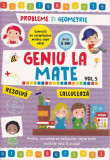 Geniu la mate &ndash; rezolvă, calculează, tabla &icirc;nmulțirii și geometria (Vol. 5) - Paperback - Alias Publishing