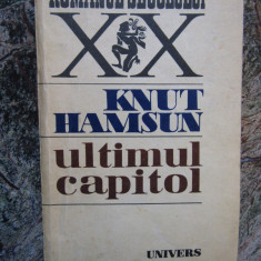 Ultimul capitol - Knut Hamsun