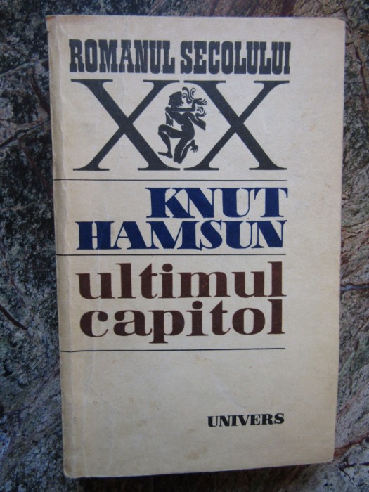 Ultimul capitol - Knut Hamsun