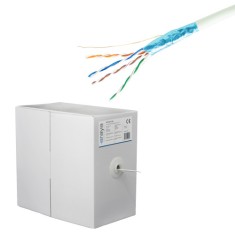 Cablu FTP, cat 5e, CUPRU 100%, 305m, 4x2x24 AWG - eRaya NET5EFT-305