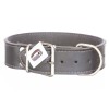 Zgarda piele lata&amp;groasa 5 cm/70 cm negru