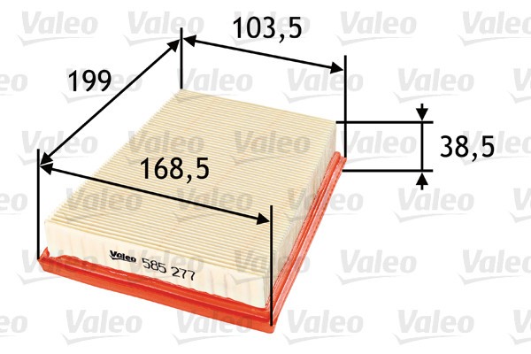 VALEO 585277 Filtru aer