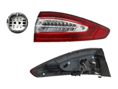 Stop spate lampa Ford Mondeo, 03.2015-01.2019, Model Hatchback, partea dreapta, 5 usi, partea exterioara; LED, DEPO foto