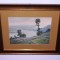 George CATARGI(1894-1963 )&quot;Dimineata la raul Olt&quot; tablou autentic din licitatie