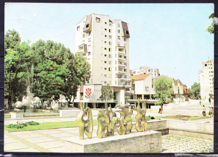 AMS - ILUSTRATA 339 TG. MURES PIATA TEATRULUI 1978 RSR, CIRCULATA