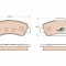 TRW GDB1992 COTEC set placute frana,frana disc