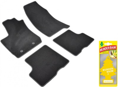 Covorase auto din mocheta Umbrella pentru Dacia Duster II Essential Comfort (2018-prezent) + Odorizant Auto Bradut Wunder-Baum Vanillaroma foto