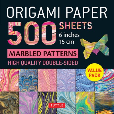 Origami Paper 500 Sheets Marbled Patterns 6 (15 CM)