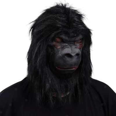 Masca Gorila pentru adulti, latex, ideala pentru petreceri de Halloween, Anul Nou, carnaval, bal mascat foto