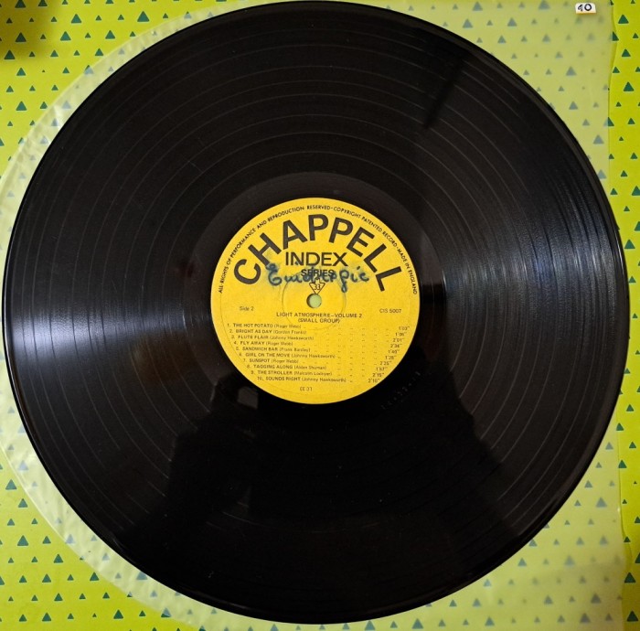Disc Vinil Various -LIGHT ATMOSPHERE Vol. 2 (Orchestral) -Chappell-C.I.S. 5007