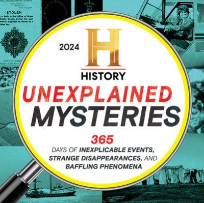 2024 History Channel Unexplained Mysteries Boxed Calendar: 365 Days of Inexplicable Events, Strange Disappearances, and Baffling Phenomena foto