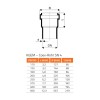KGB Cot DN/OD 110 30 Grade