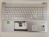 Carcasa superioara cu tastatura palmrest Laptop, Asus, VivoBook S15 S533E, S533F, S533EQ, S533EA, S533FA, S533FL, X521FL-8E, 90NB0LX1-R31UI0, iluminat