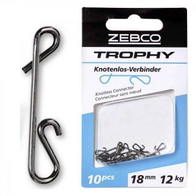 Agrafa Zebco Trophy Knotless Connector 26mm foto