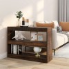 VidaXL Bibliotecă/Separator cameră, stejar fumuriu, 100x30x72 cm 813629