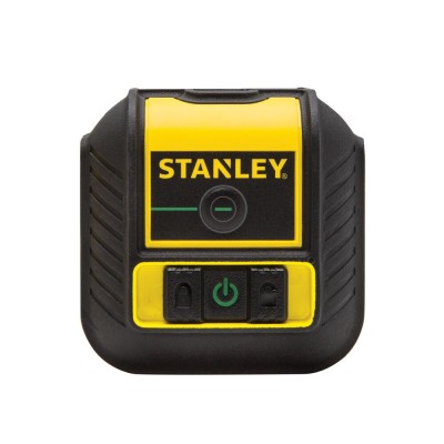 Stanley STHT77592-1, nivela laser cross 90, cu linie in cruce + un fascicul 90 grade, lumina verde, auto-nivelare, prindere cu clema, QuickLink, raza foto
