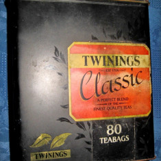 4286-Classic Twinings Cutie vintage metal ceai, South Way Andover Hampshire.
