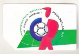 bnk card Cartele telefonice - Polonia - sport - fotbal - CM Fotbal Franta 1998